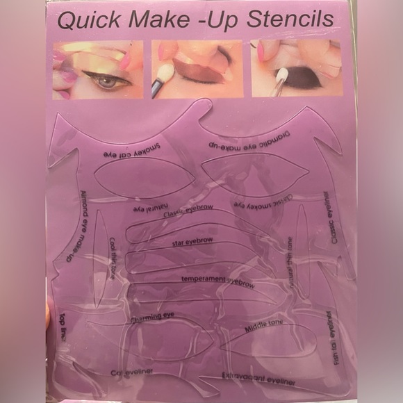 Quick Make-Up stencils - Picture 2 of 7